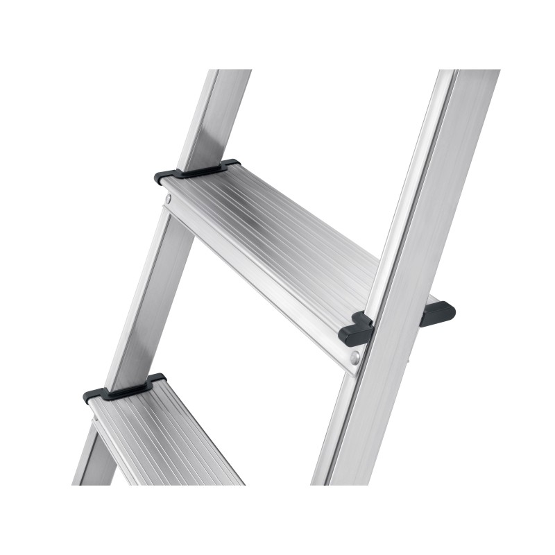 Стремянка HAILO L60 5 ступенек Н=280см с лотком, алюм (8160-507)