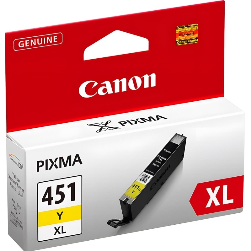 Картридж струйный Canon CLI-451XL Y (6475B001) жел.пов.емк. для MG5440/6340
