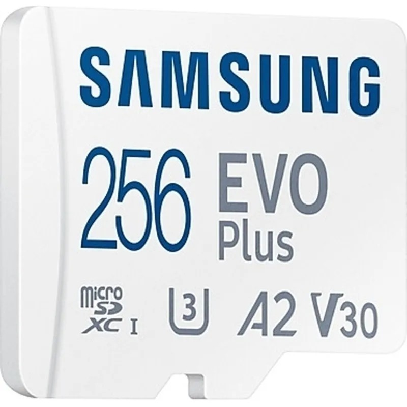 Карта памяти Samsung Evo Plus microSDXC 256GB UHS-1 U3 A2 V30 с адаптером