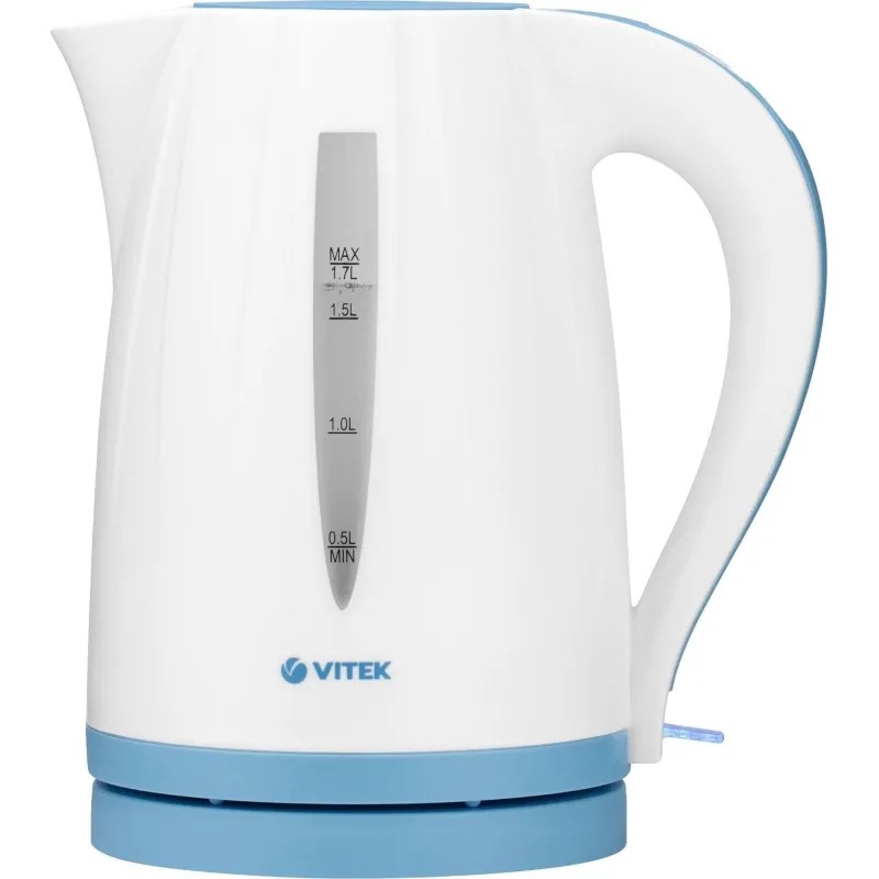 Чайник Vitek VT-7031 1.7л. 2200Вт белый (пластик)