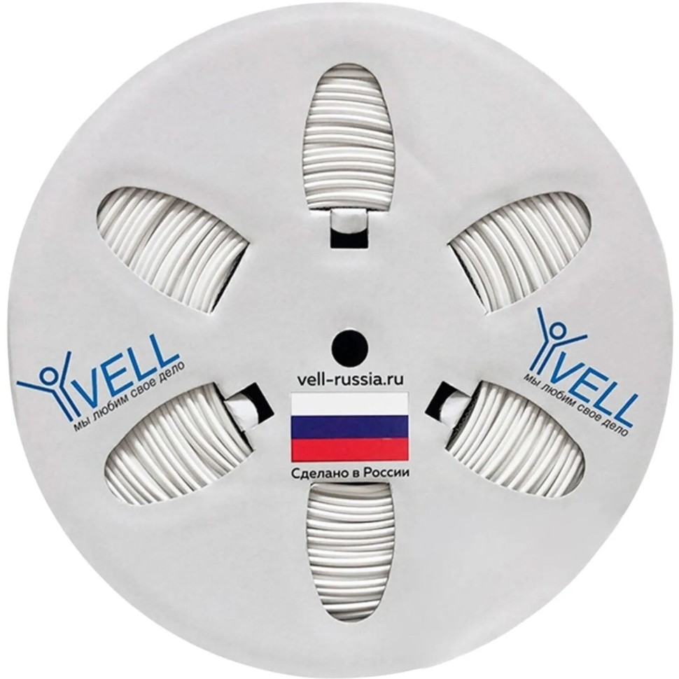 Трубка ПВХкруг.Vell WO-040CHчип,4мм,200м,бел(IB4020)дляPutyP995CH{378047CH