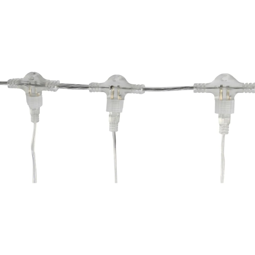 Электрогирлянда Дождь 2x4 м 800LED мерц. IP44 отсоед. нити, хол.бел.HD-YW04