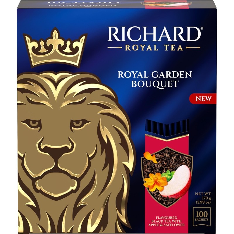 Чай Richard Royal Garden Bouquet черный, аромат, 2гx100сашет