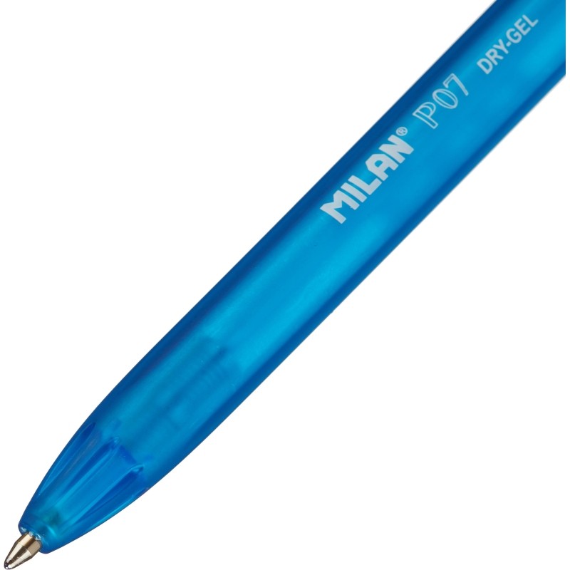 Ручка шариковая автомат. MILAN Dry-Gel, 0,7мм, синий, 176540125