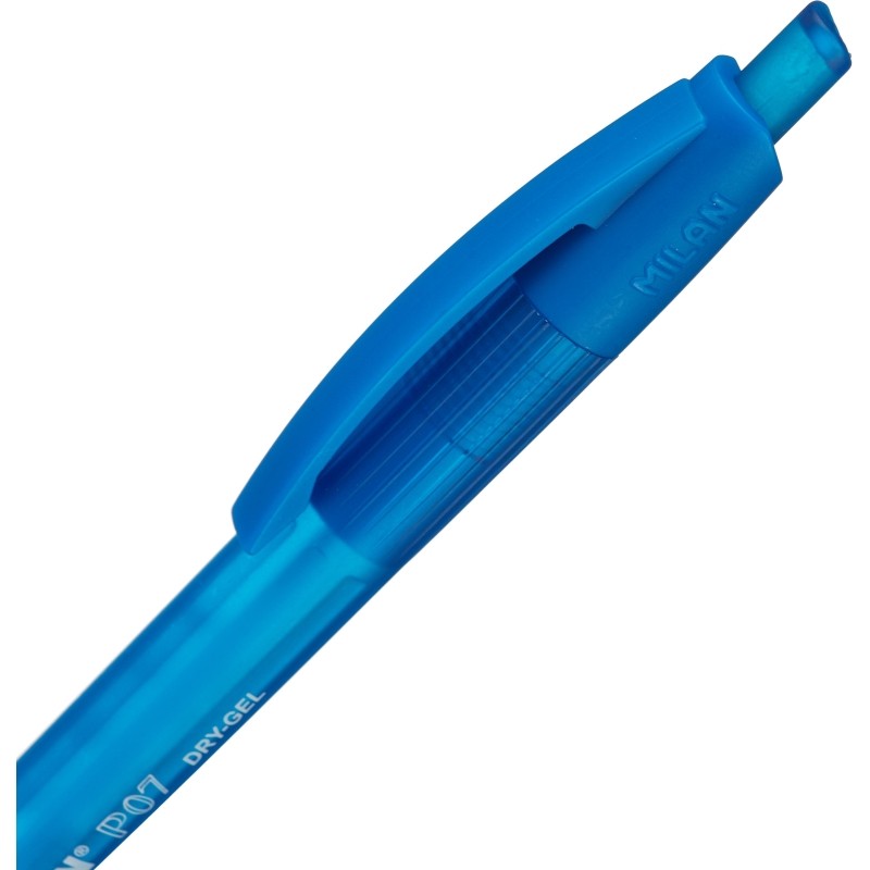 Ручка шариковая автомат. MILAN Dry-Gel, 0,7мм, синий, 176540125