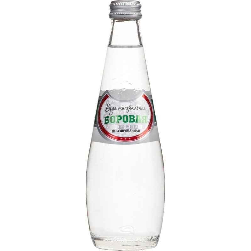 Вода минеральная BOROVAYA природная негазированная стекло 0,33л