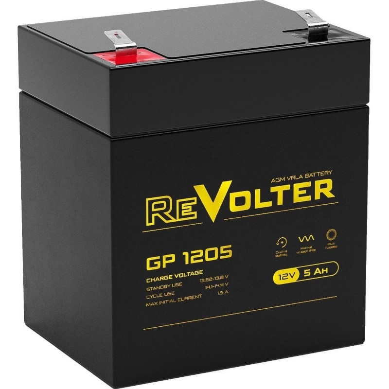 Батарея для ИБП Revolter GP 1205 (12В/5Ah)