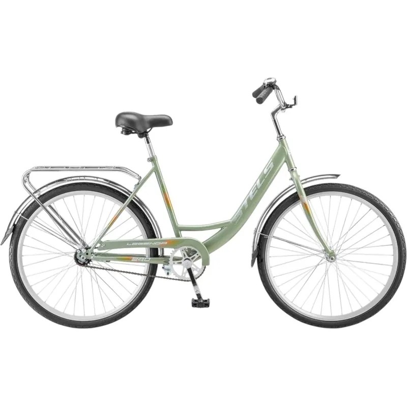 Велосипед 26 Stels Legenda 240 C Z010 Оливковый (без корзины),TSRD00170910
