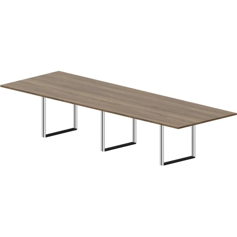 Стол Carre для совещаний Ш360 (меламин) Орех/Хром OC360WN Стол Carre для совещаний Ш360 (меламин) Орех/Хром OC360WN