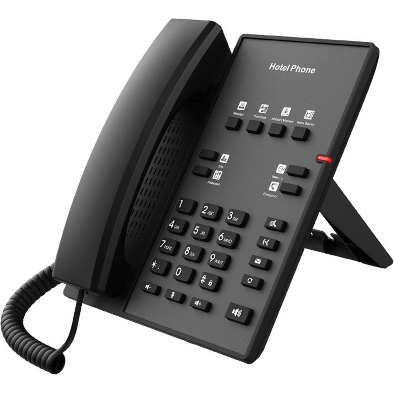 IP-телефон Fanvil H1-2 Wire,Hotel,2-провод,RJ11,8 DSS Keys,PoE,HD Voice PSU