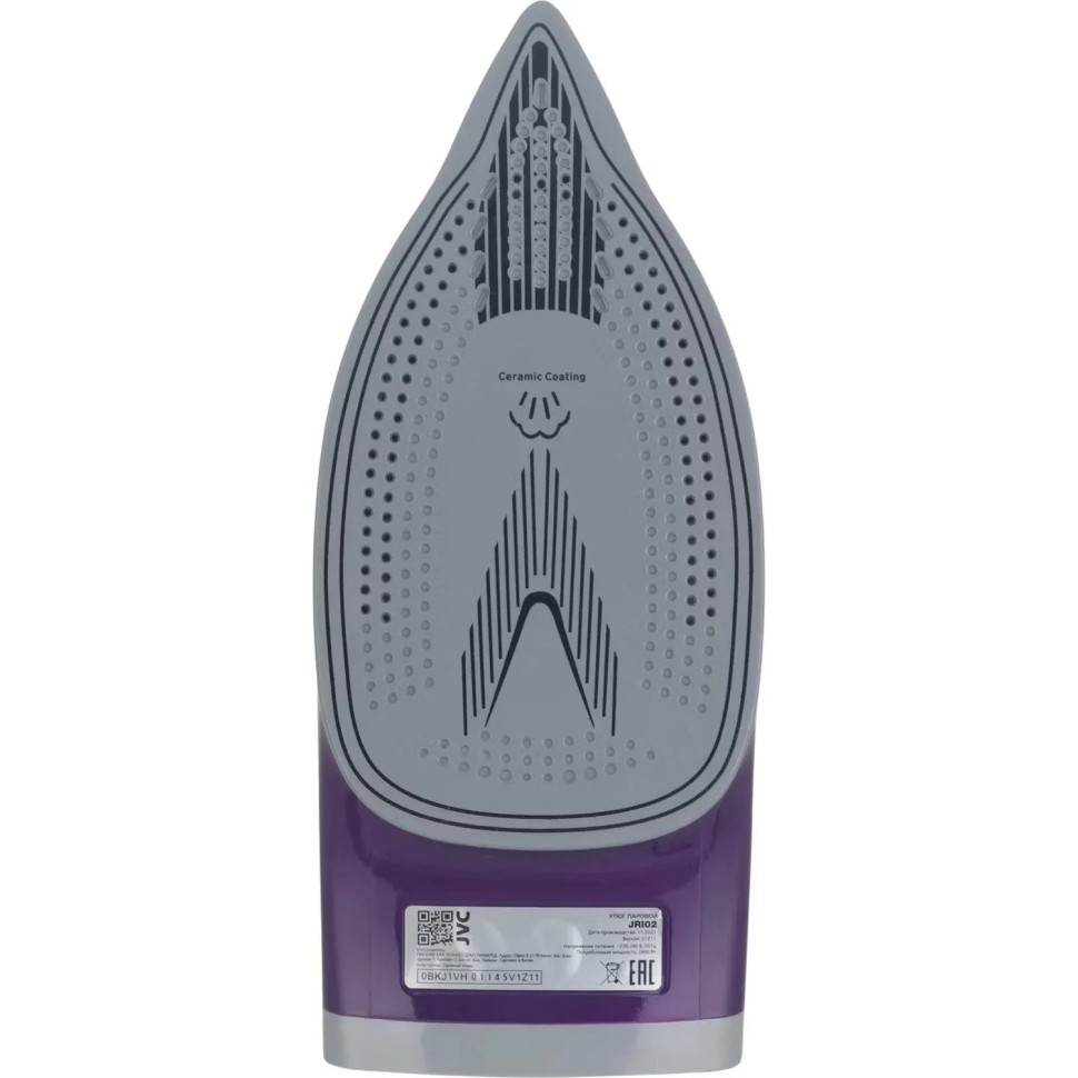 Утюг JVC jvc JRI02 с керамической подошвой, 2400Вт,паровой электрический