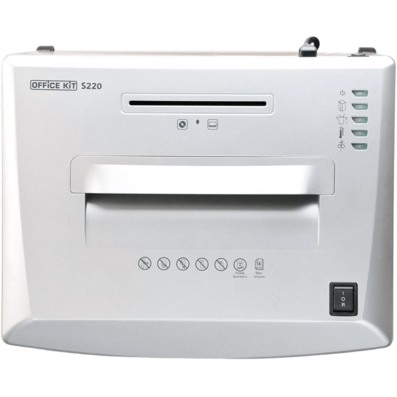 Шредер (уничтожитель) Office Kit S220, 5ур.секр., 14лист, 32л