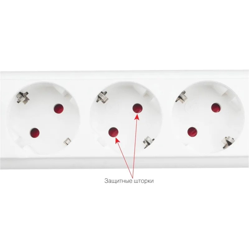 Сетевой фильтр Power Cube PRO, 1.9 м белый 16А/3,5кВт(SPL(5+1)-16B-P-1,9М)