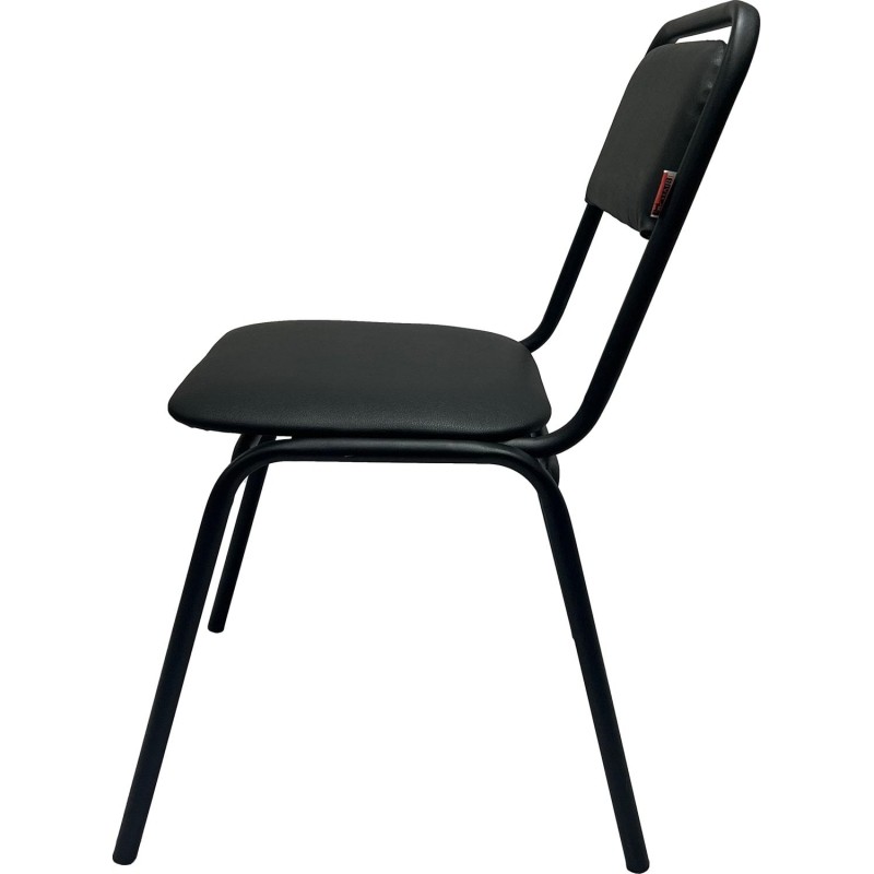Стул КО_Echair РС42 каркас черный, к/з черный 201