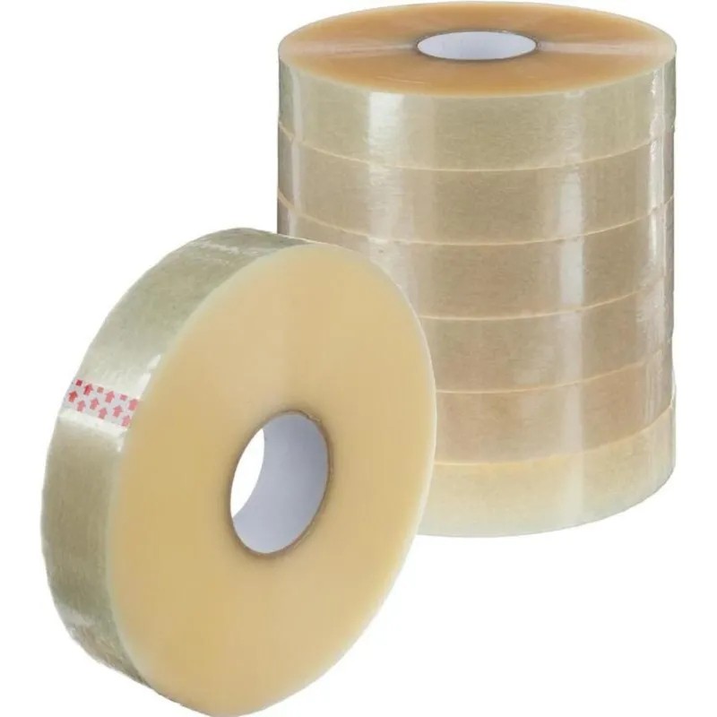 Клейкая лента упаковочная 48ммх990мх50мкм, прозрачная 6 шт./уп.(ХЕО)