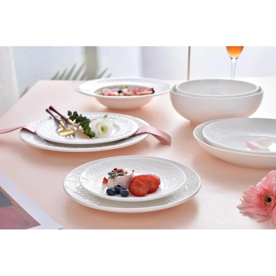 Тарелка десертная TUDOR ENGLAND Joyce 20,5см,TU3587-1 Тарелка десертная TUDOR ENGLAND Joyce 20,5см,TU3587-1