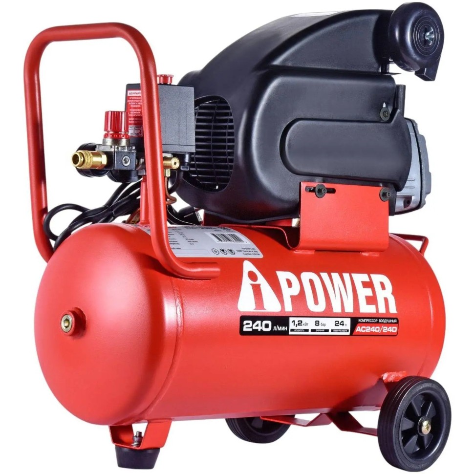Компрессор поршневой масляный A-iPower AC240/24D (50101)