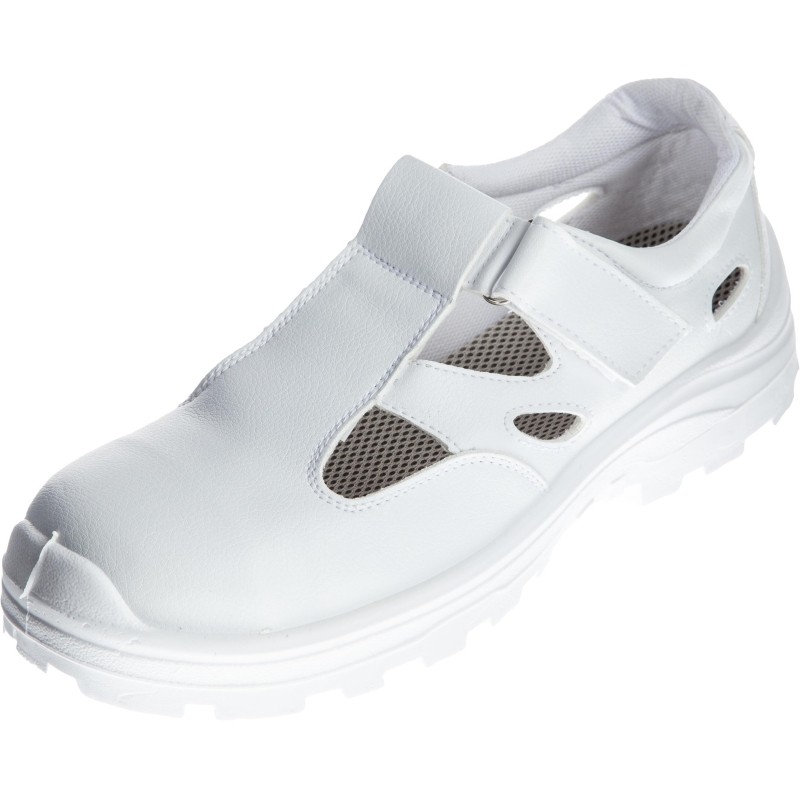 Полуботинки (сандалии)  АЛМИ(арт. 80302-011600) с МП, белые, р.39