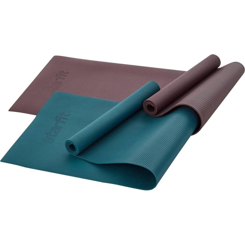 Коврик для йоги плотн STARFIT FM-103 PVC HD,0,6см,183x61,шокол,ЦБ-00001473