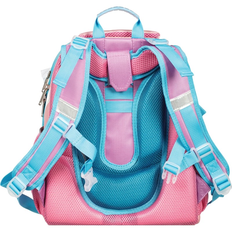 Ранец №1School Basic Чайка, 2 отд.,эргоном. спинка   