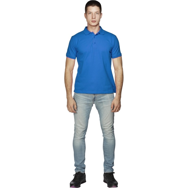 Рубашка Поло (190г.) кор.рукав васил.(XXXL)