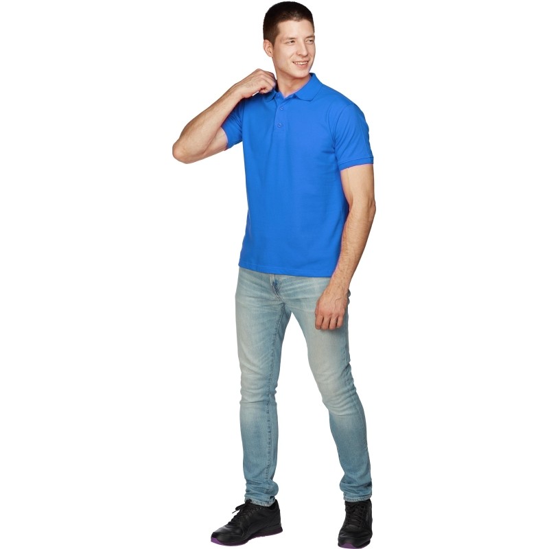 Рубашка Поло (190г.) кор.рукав васил.(XXXL)
