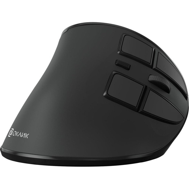 Мышь компьютерная Oklick 990MW черный оптическая 2400dpi/9but WLS (1533172)