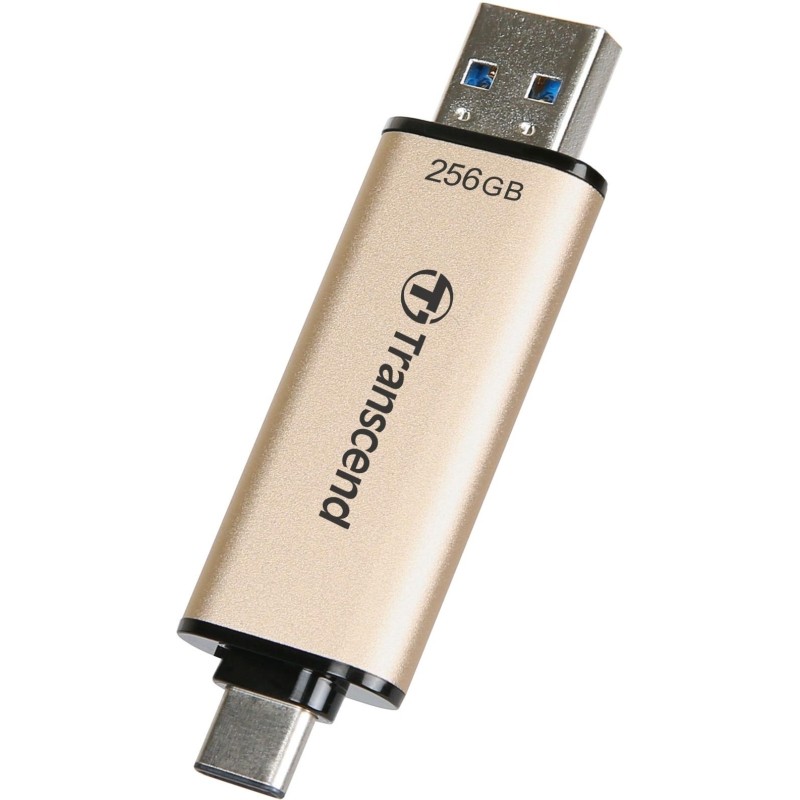 Флеш-память Transcend JetFlash 930C, 256Gb, USB 3.2 G1, зол, TS256GJF930C