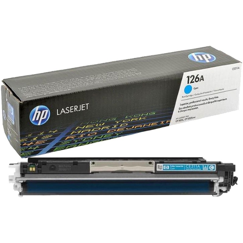 Картридж лазерный HP 126A CE311A гол. для LJ CP1025