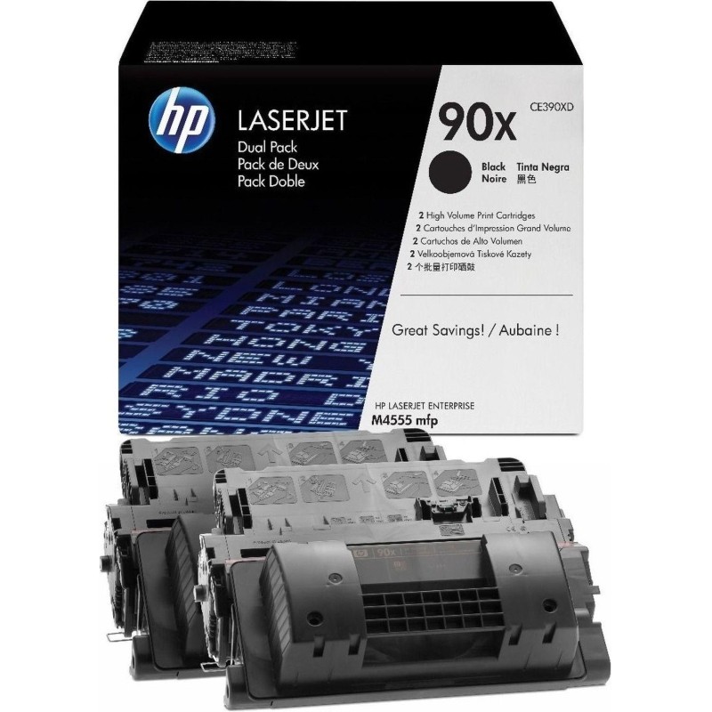 Картридж лазерный HP 90X CE390XD чер. пов.емк. для LJ M602/M603 (2шт/уп)