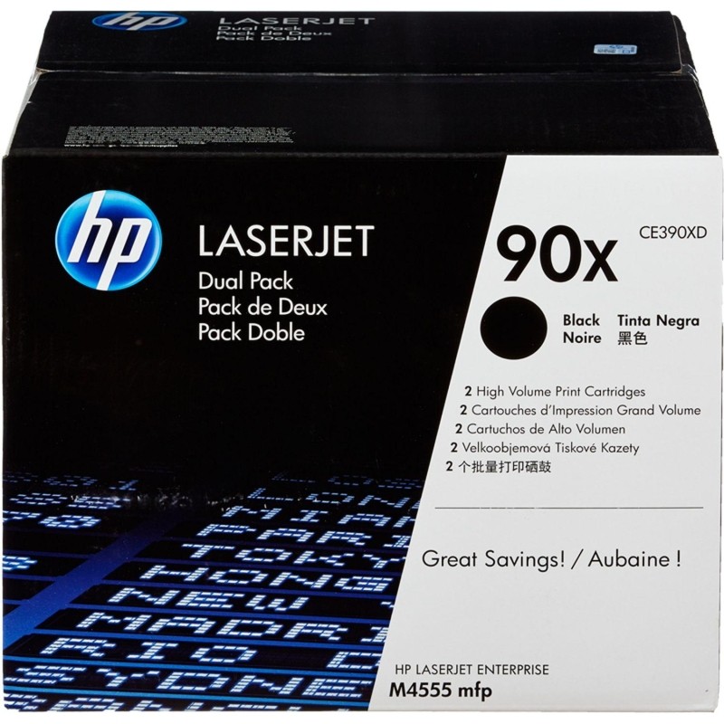 Картридж лазерный HP 90X CE390XD чер. пов.емк. для LJ M602/M603 (2шт/уп)