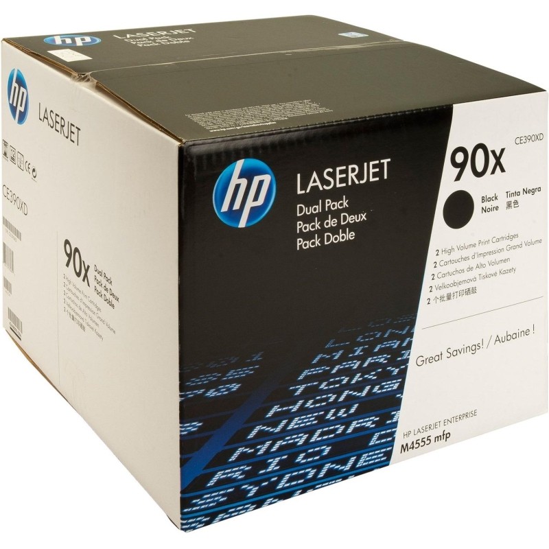 Картридж лазерный HP 90X CE390XD чер. пов.емк. для LJ M602/M603 (2шт/уп)