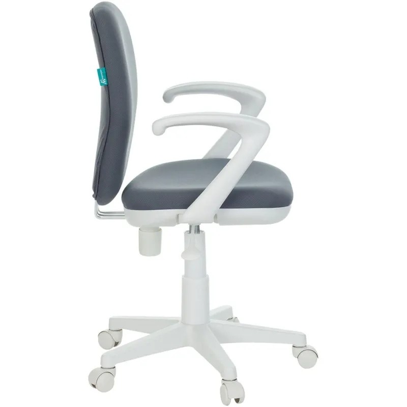 Кресло VB_Детское KD-W10AXSN/26-25 серый, крестовина пластик белый