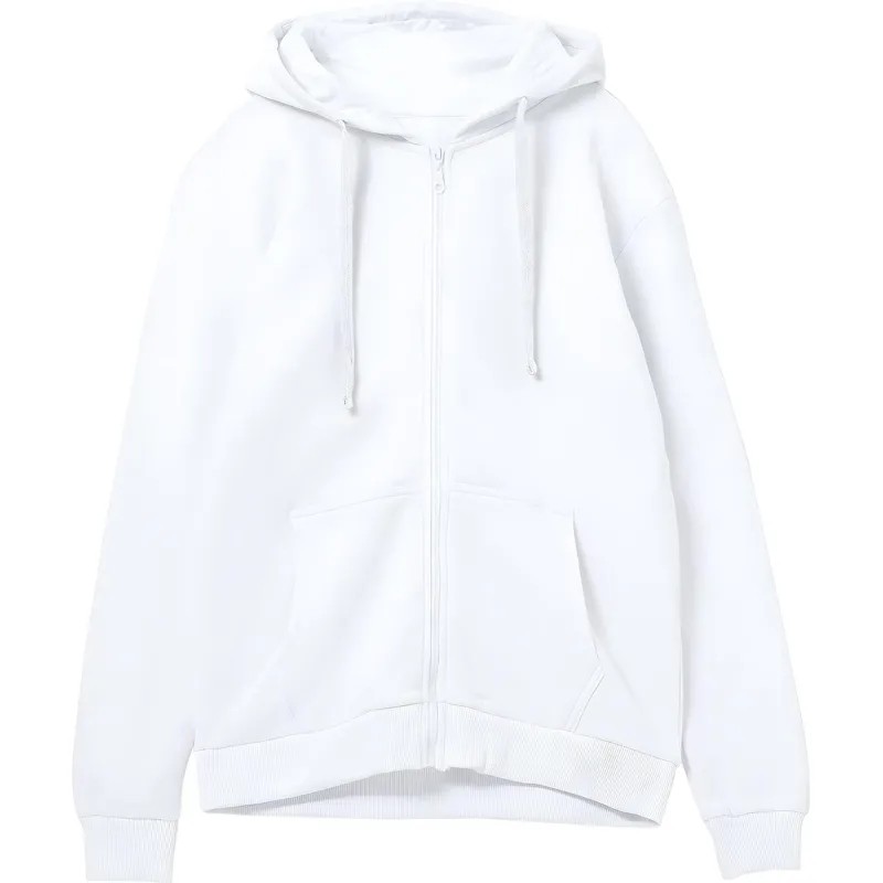 Толстовка на молнии с капюшоном Siverga 2.0,белая, L