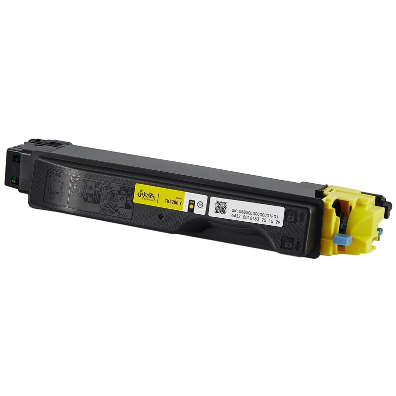 Картридж лазерный SAKURA TK-5280Y жел. для Kyocera Mita ECOSYS P6235cdn
