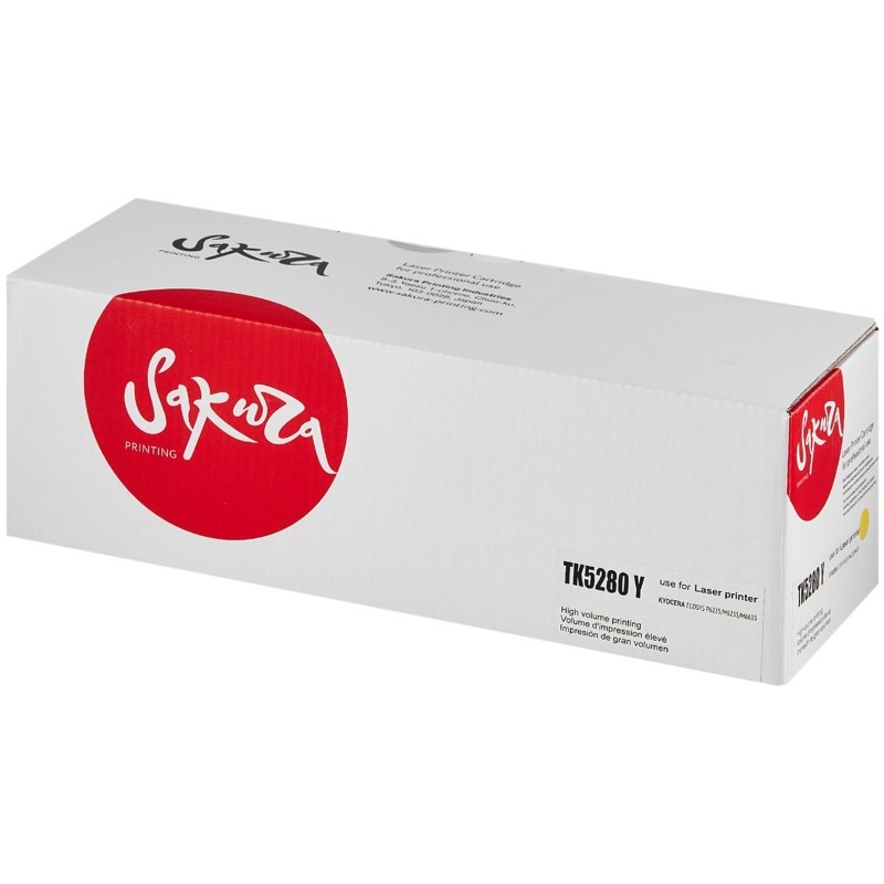 Картридж лазерный SAKURA TK-5280Y жел. для Kyocera Mita ECOSYS P6235cdn