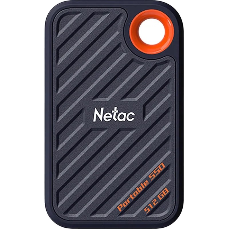Портативный SSD Netac 512Gb/USB-C/EXT/Black (NT01ZX20-512G-32BL)