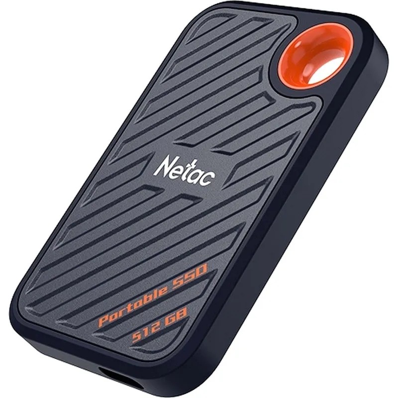 Портативный SSD Netac 512Gb/USB-C/EXT/Black (NT01ZX20-512G-32BL)