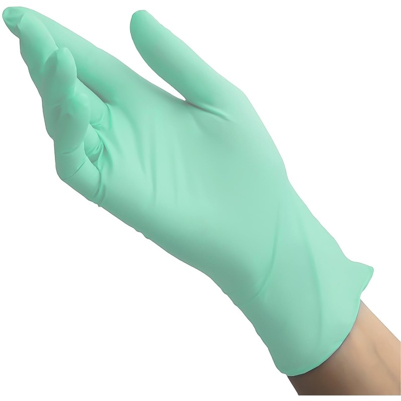 Перчатки нитрил. н/с. н/о ,зеленые 185 NitriMax (XL) 50п/уп, 4гр