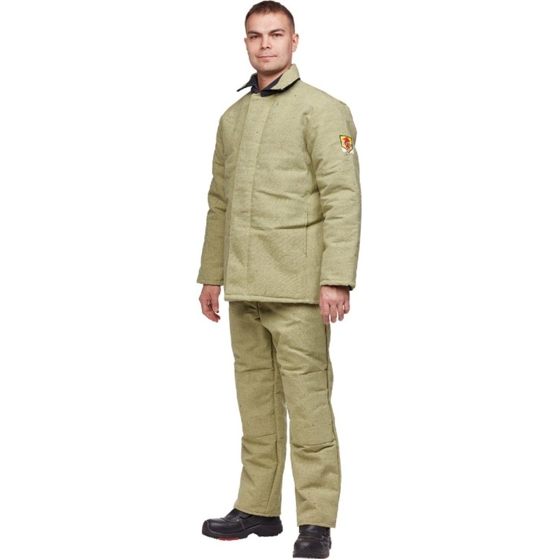 Костюм сварщика брезентовый утепл. кур/бр (модель КС02ПР) (44-46) 170-176
