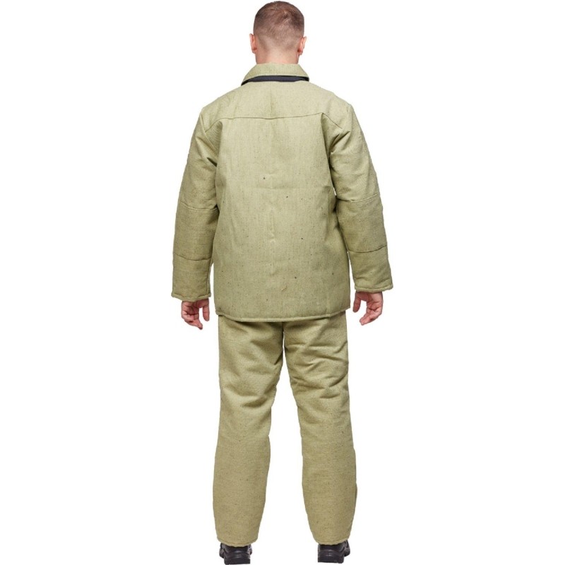 Костюм сварщика брезентовый утепл. кур/бр (модель КС02ПР) (44-46) 170-176