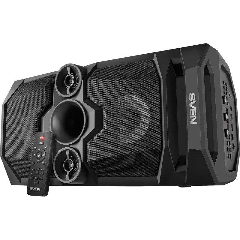 Акустическая система Sven PS-655, 2x25Вт, FM/USB/microSD, LED, пульт, акк