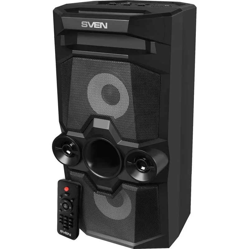 Акустическая система Sven PS-655, 2x25Вт, FM/USB/microSD, LED, пульт, акк
