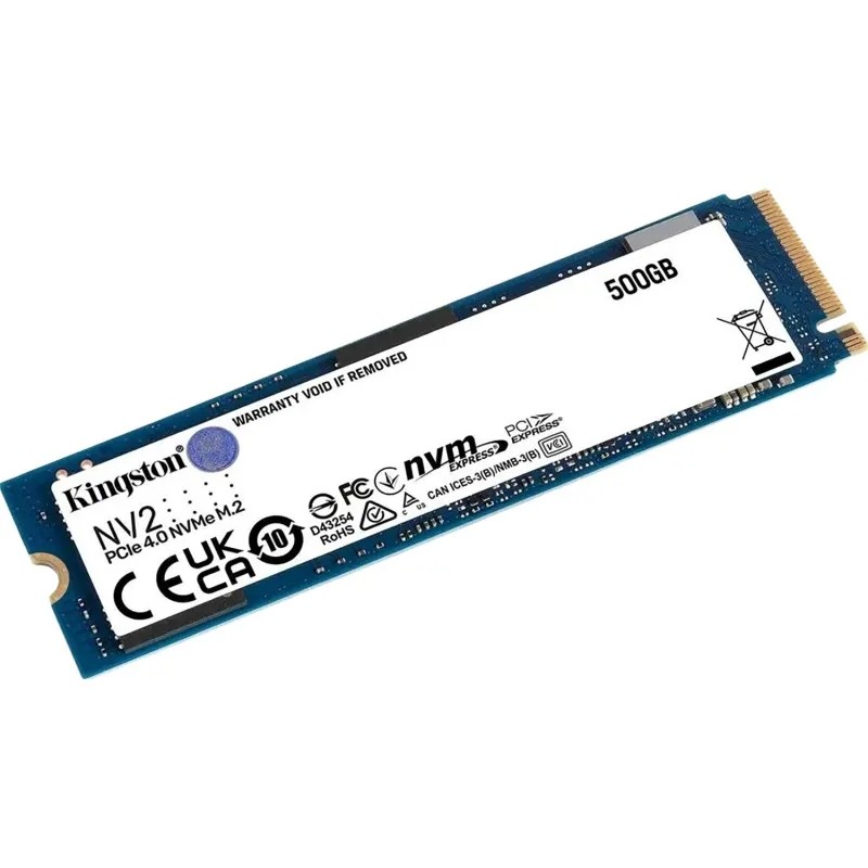 SSD накопитель Kingston 500Gb NV2 M.2 PCI-E 4.0 x4, NVMe (SNV2S/500G)
