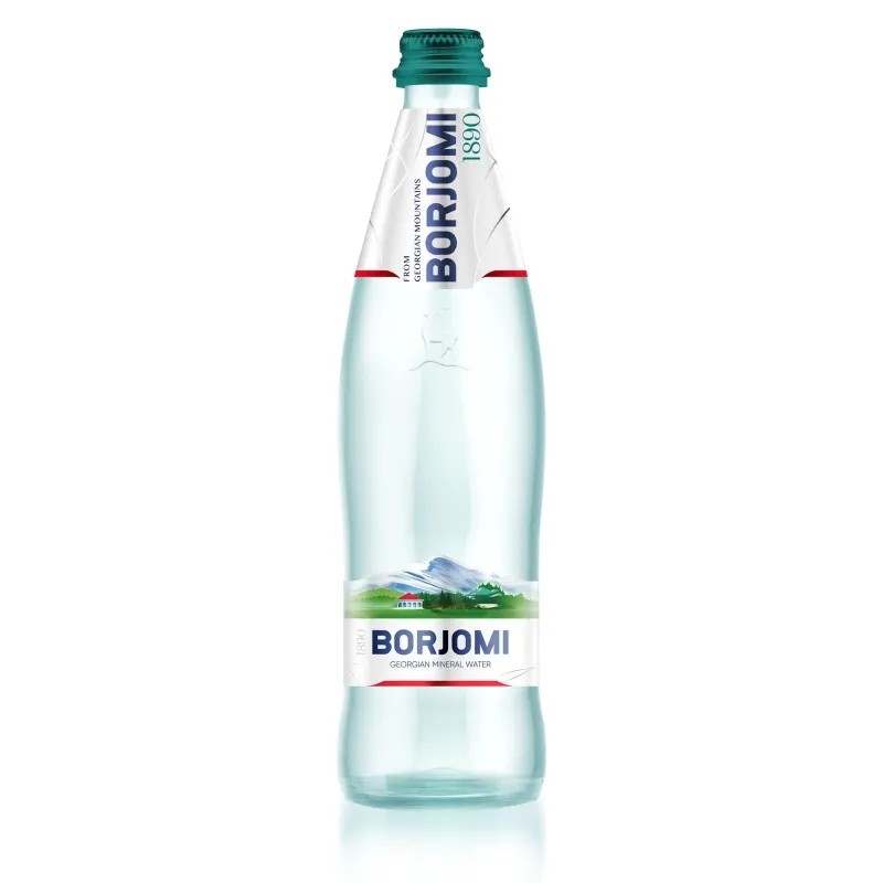 Вода минеральная Боржоми 0,5 л газ. ст. 12шт/уп