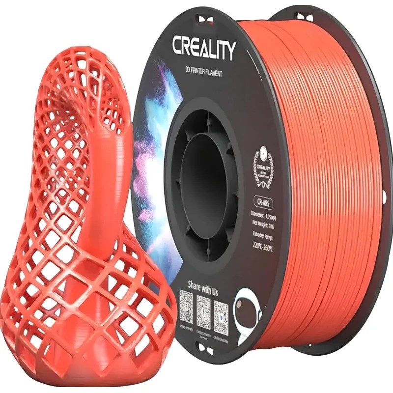 Катушка CR-ABS-пластика Creality 1.75 мм 1кг., красная (3301020032)