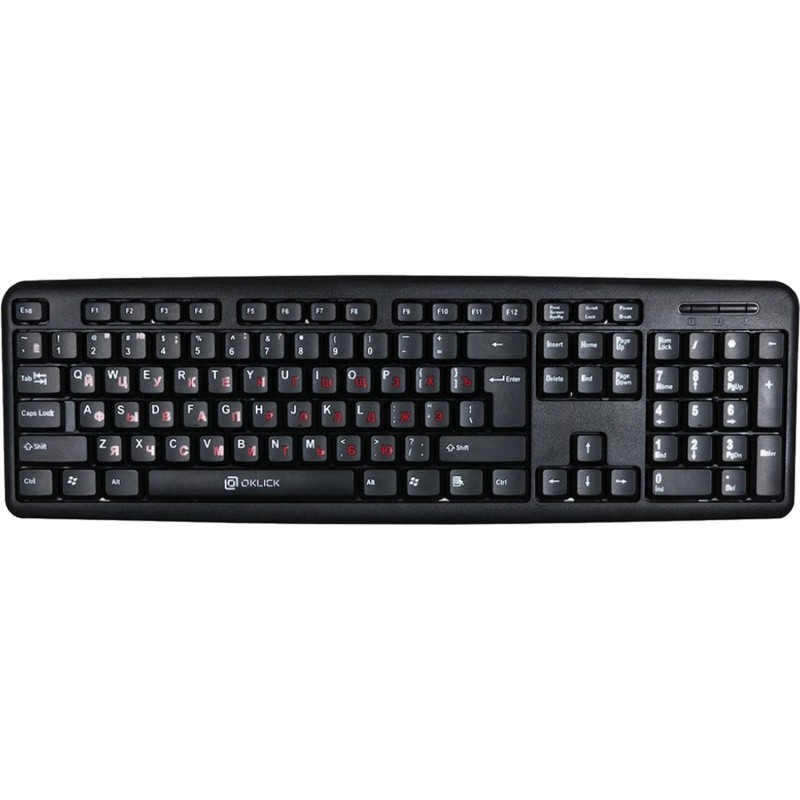 Клавиатура Oklick 90M черный USB