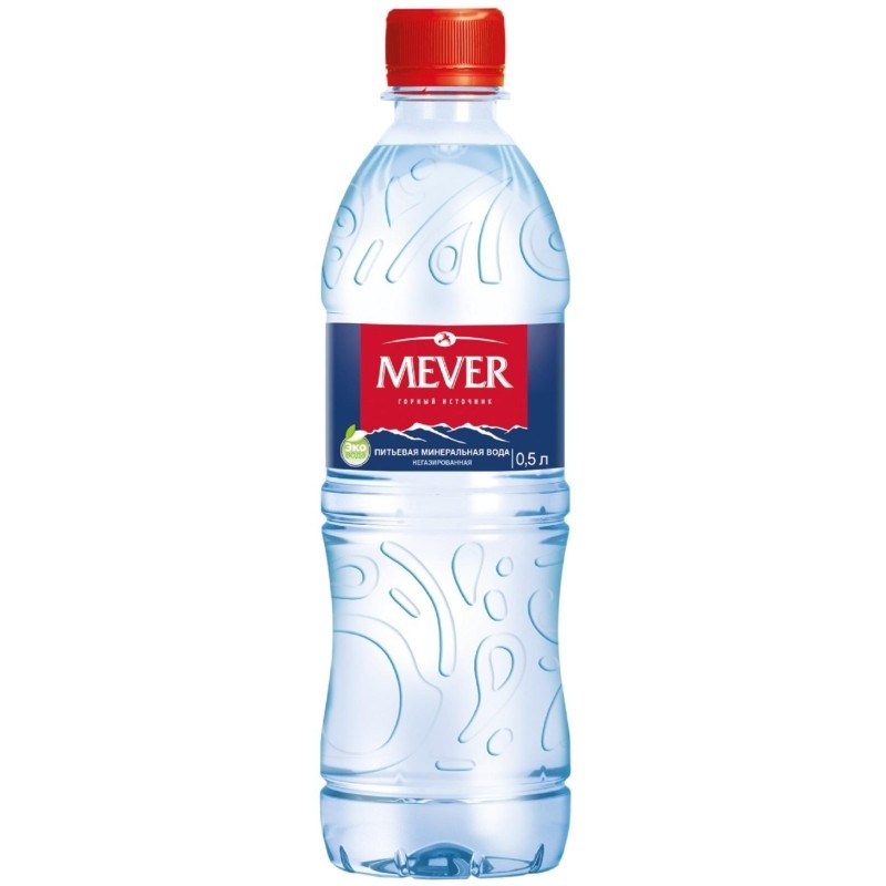 Вода питьевая Mever природная негазированная ПЭТ 0,5л