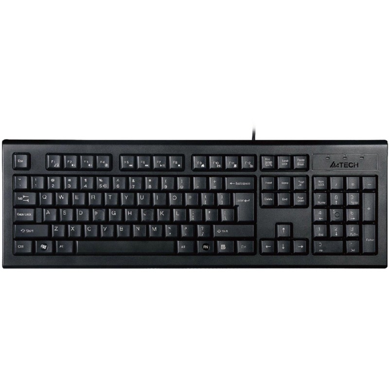 Набор клавиатура+мышь A4Tech KR-8520D клав:черный мышь:черный USB