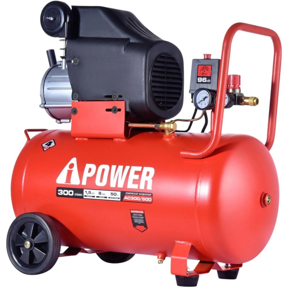 Компрессор поршневой масляный A-iPower AC300/50D (50104) Компрессор поршневой масляный A-iPower AC300/50D (50104)